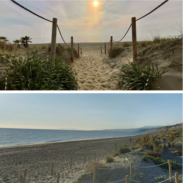 las dunas strand in torrox