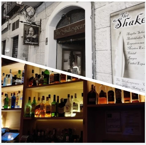the shakespeare, pub in malaga
